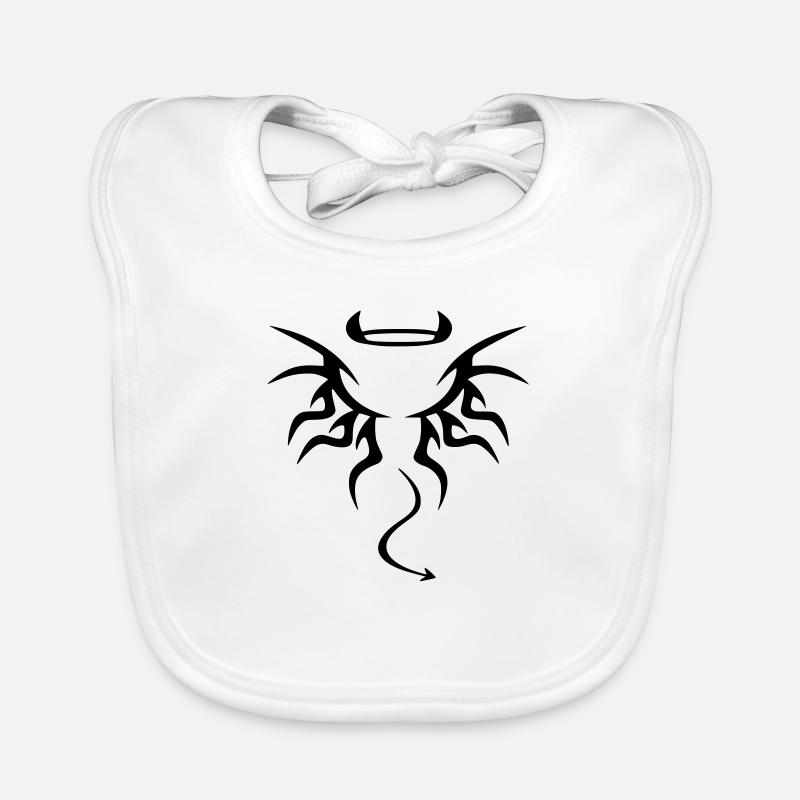 ange ou demon Bavoir bio Bébé