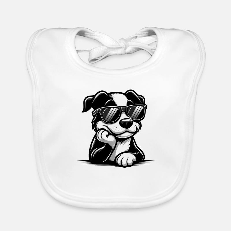 Süßer Hund Baby Bio-Lätzchen