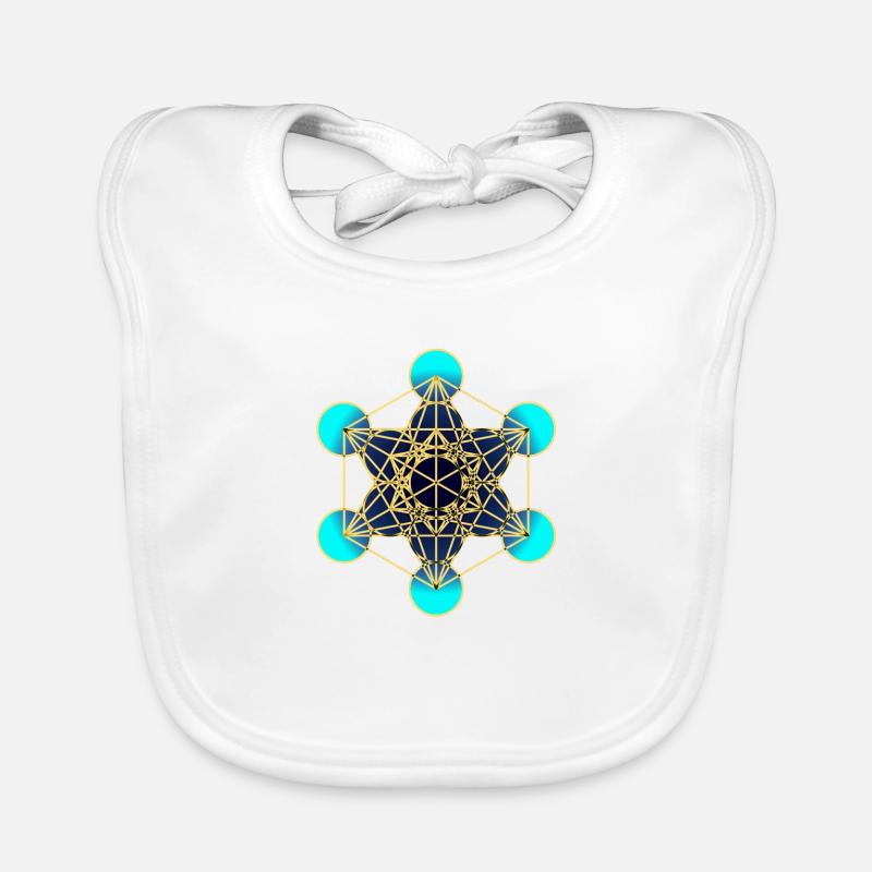 Cube de Métatron Bavoir bio Bébé
