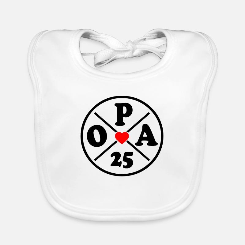 Papy 2025 Bavoir bio Bébé