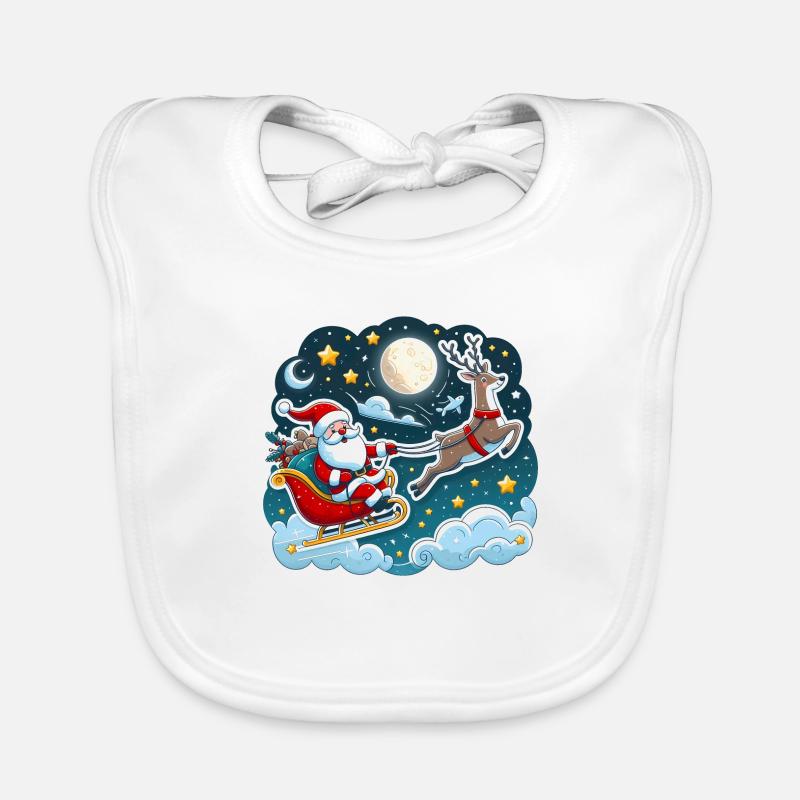 Weihnachten Baby Bio-Lätzchen