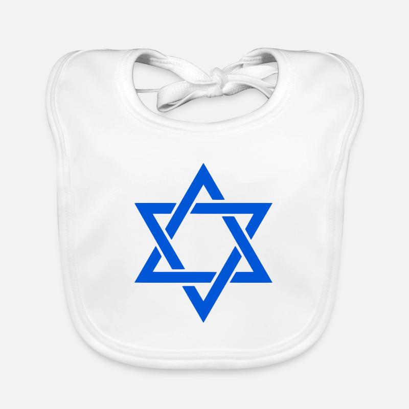 Davidstern Baby Bio-Lätzchen