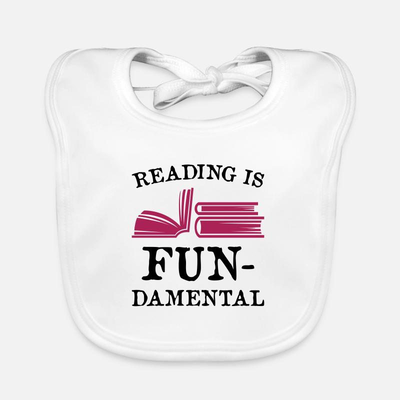 Reading is fundamental Baby Bio-Lätzchen