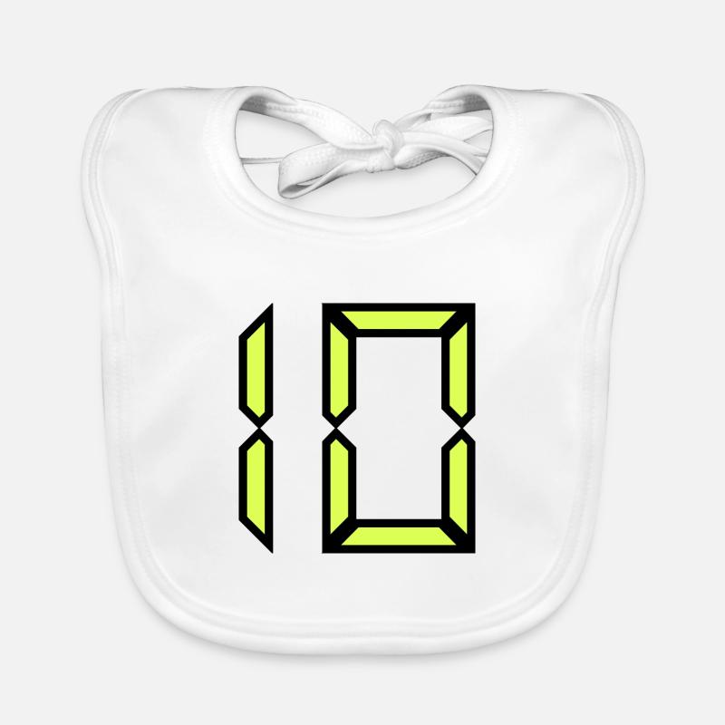 10. BIRTHDAY. HAPPY BIRTHDAY Organic Baby Bibs