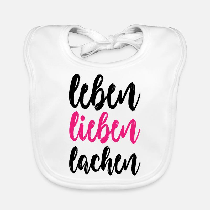 leben lieben lachen Baby Bio-Lätzchen