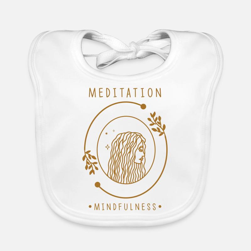 Mindfulness Meditation Organic Baby Bibs