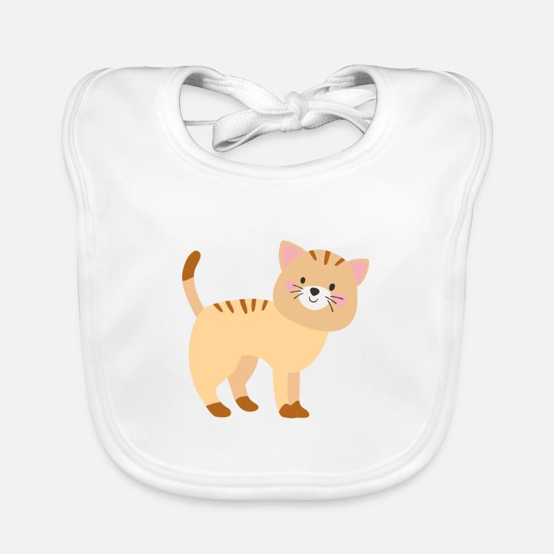 Chat mignon Bavoir bio Bébé