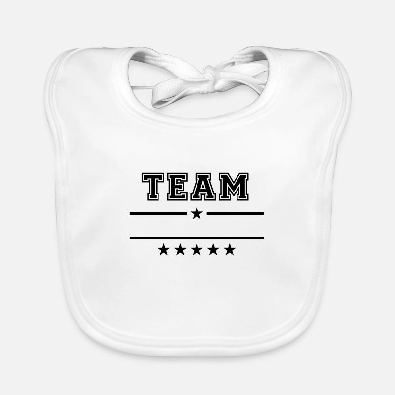 Team - Baby Bio-Lätzchen - Weiß