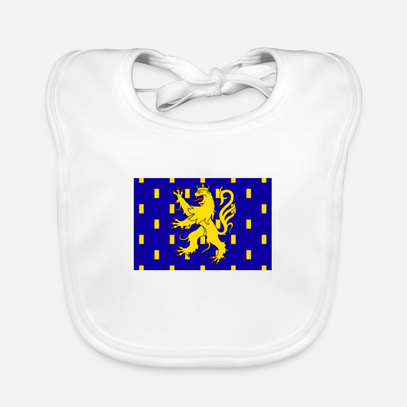 Franc-Comtois flag Organic Baby Bibs