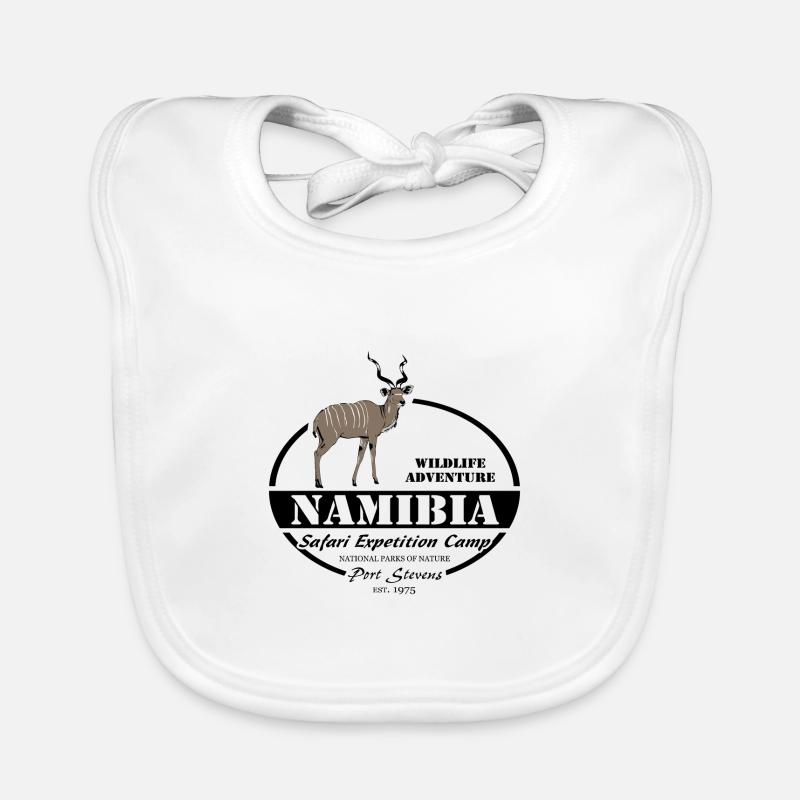 Namibia - Antelope Organic Baby Bibs
