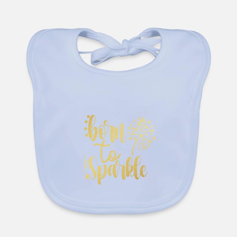 Born to Sparkle 4. Juli Baby Bio-Lätzchen