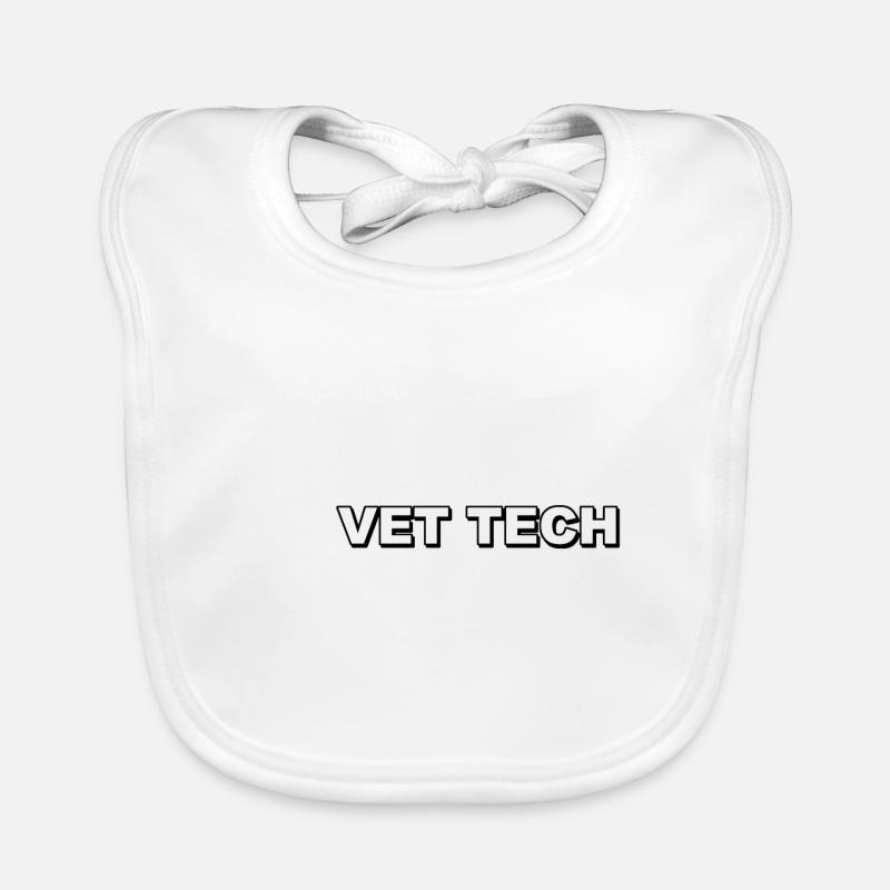 Veterinärtechniker, Tierarzt, Tier Liebe Baby Bio-Lätzchen