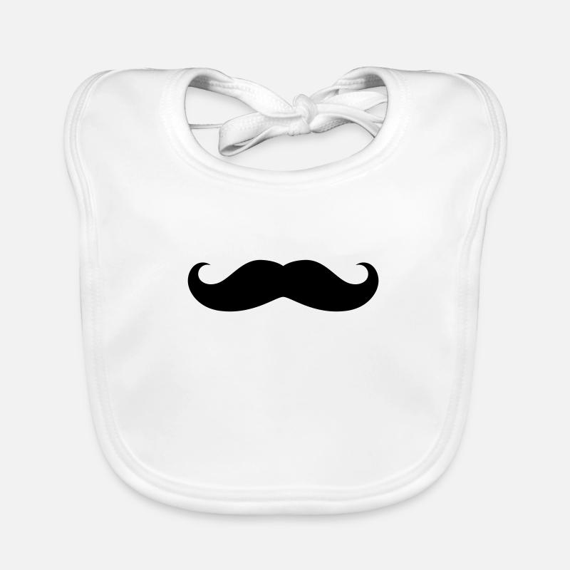 Overskæg Hagesmække af økologisk bomuld