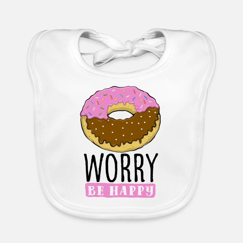 Donut Worry Bavoir bio Bébé