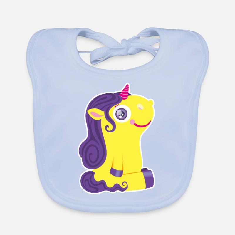 Kleines Einhorn Baby Bio-Lätzchen