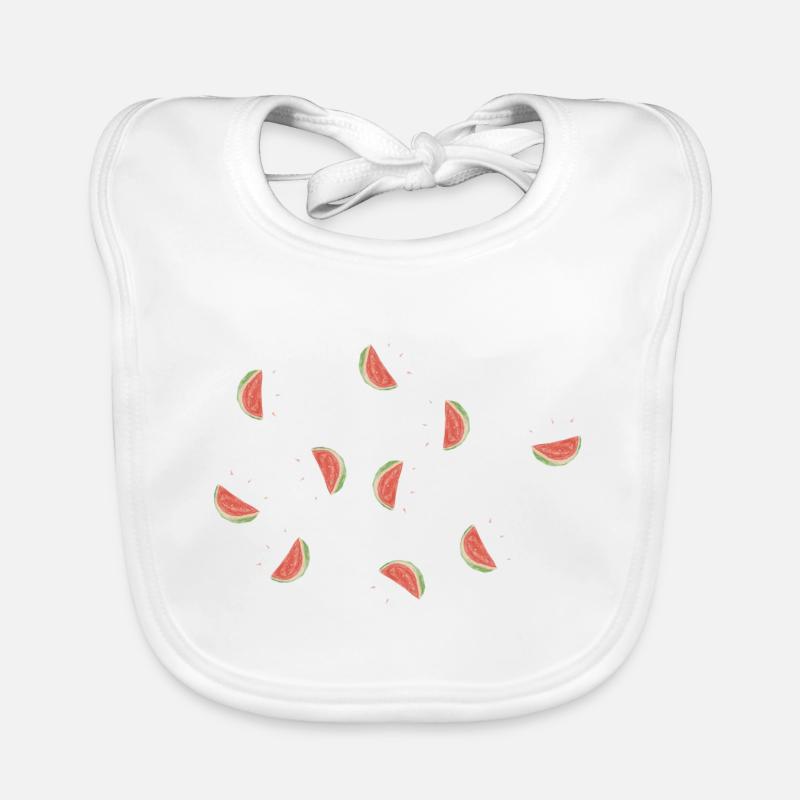 Meloenen Bio-slabbetje voor baby's