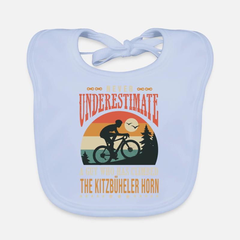 ein Typ, der das Kitzbüheler Horn bestiegen hat Baby Bio-Lätzchen