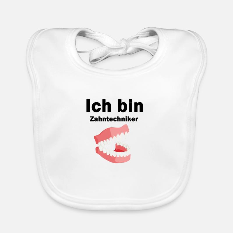 Ich bin Zahntechniker Baby Bio-Lätzchen