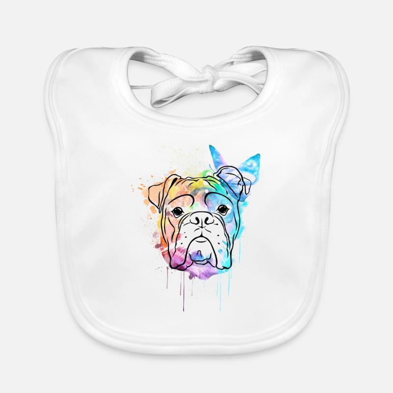 Bouledogue Bavoir bio Bébé