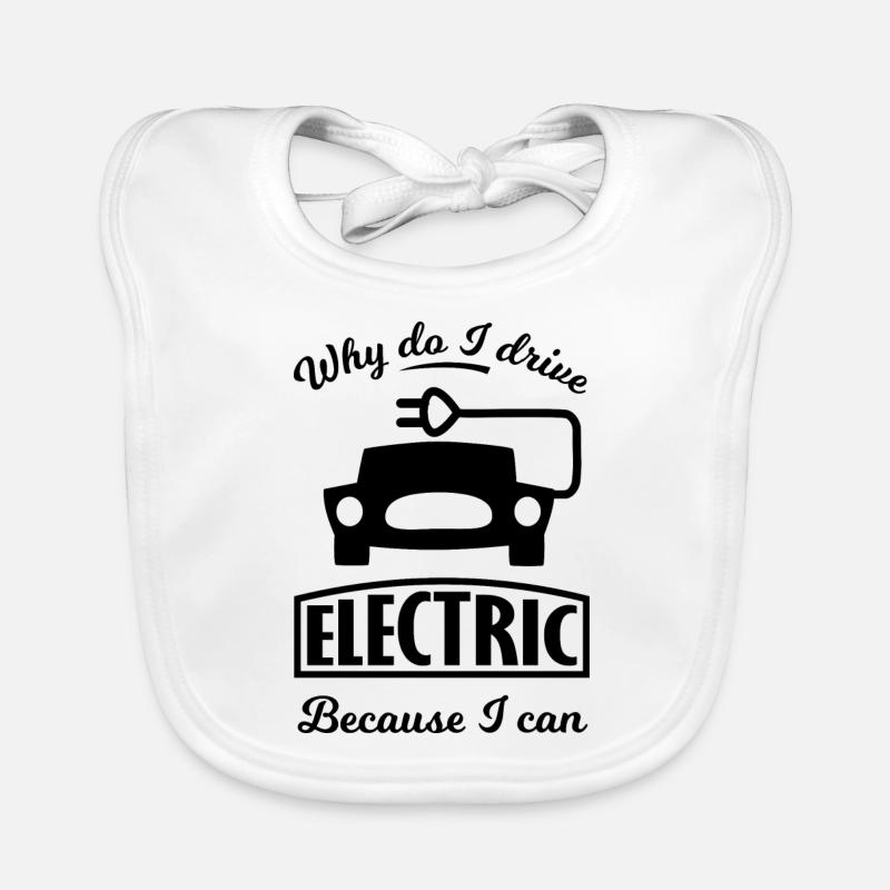 Die elektrischen Autos Baby Bio-Lätzchen