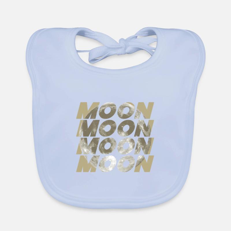 Mond-Design Baby Bio-Lätzchen
