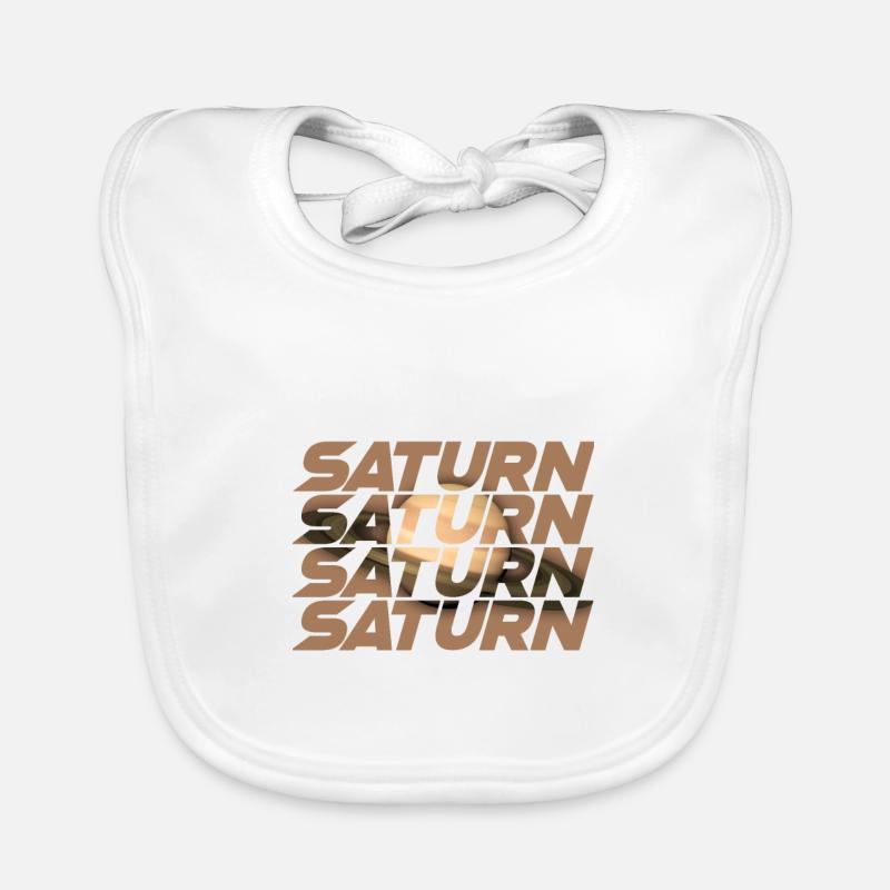 Conception de Saturne Bavoir bio Bébé