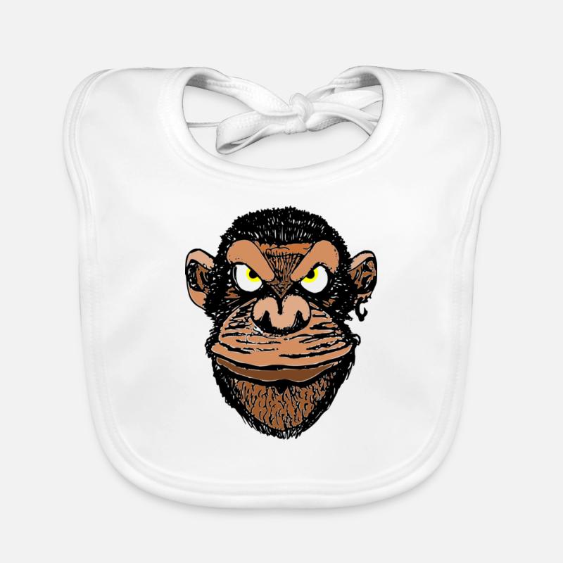 chimpanzé Bavoir bio Bébé