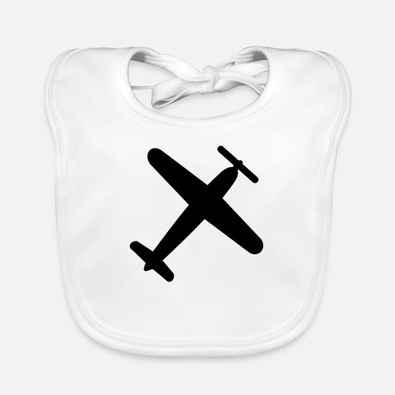 plane Organic Baby Bibs