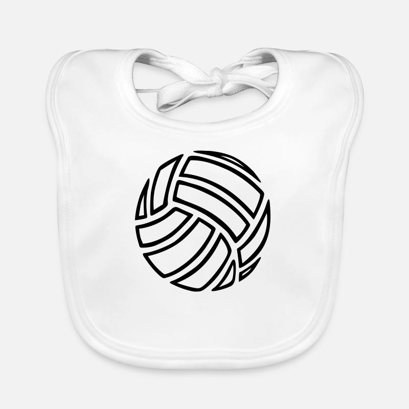Volleyball Baby Bio-Lätzchen