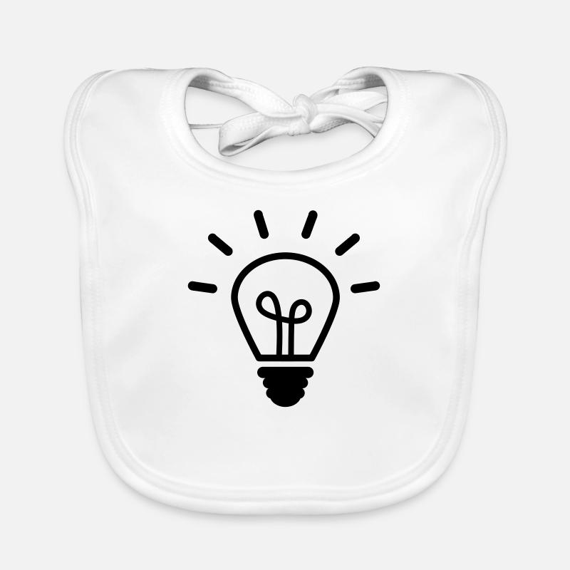 Glühbirne Baby Bio-Lätzchen