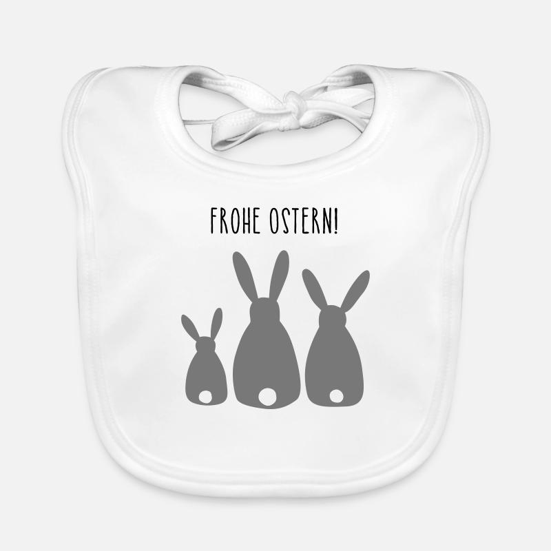 Joyeuses Pâques ! Bavoir bio Bébé