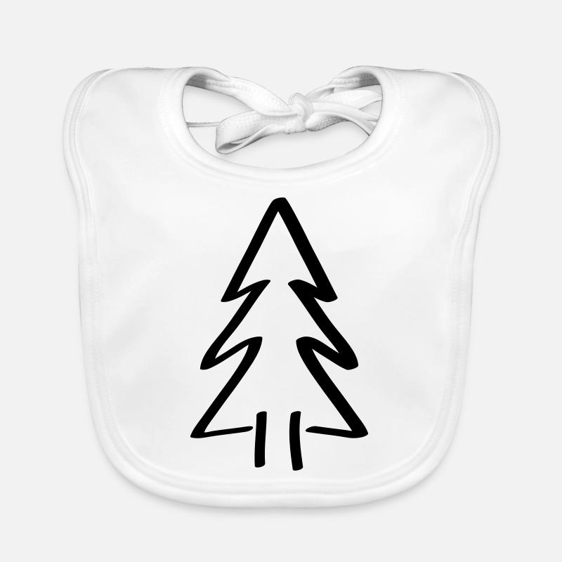 Tree Fir Tree Christmas Tree Christmas Tree Organic Baby Bibs