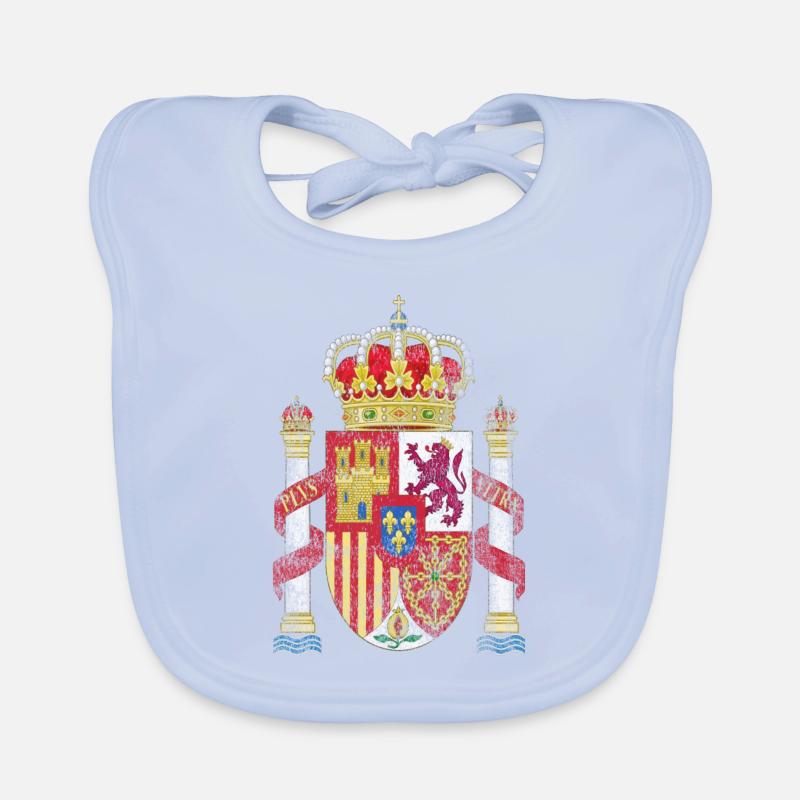 Spanisch-Wappen Spanien Symbol Baby Bio-Lätzchen