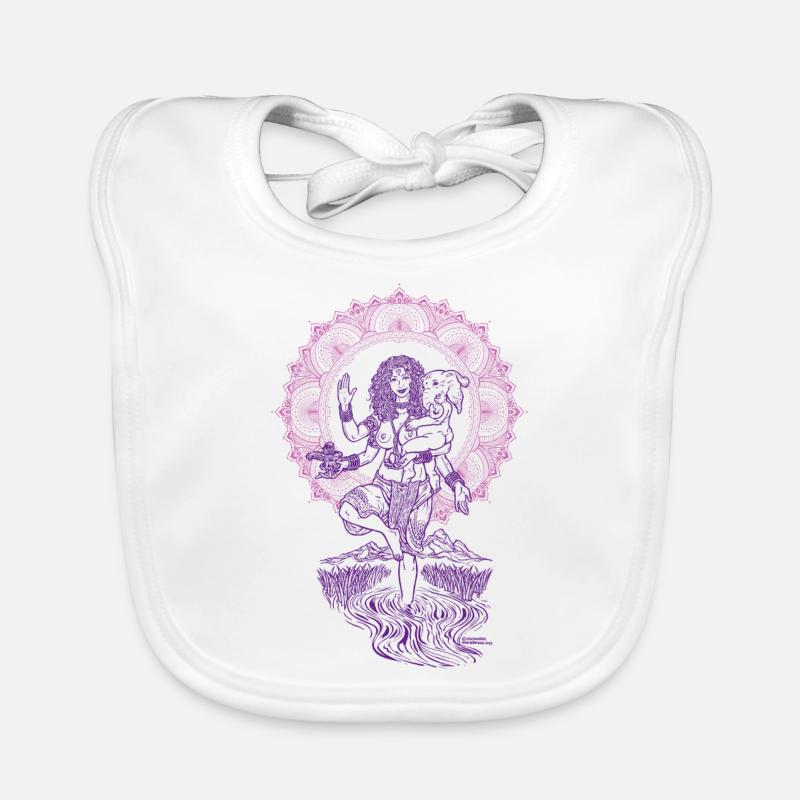 Parvati - Baby Bio-Lätzchen - Weiß