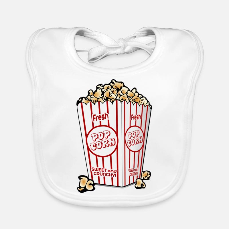 pop-corn Bavoir bio Bébé