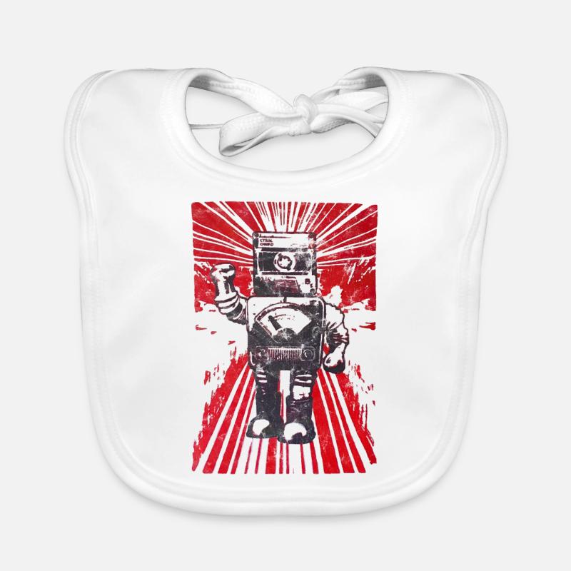 Robot Révolution Bavoir bio Bébé