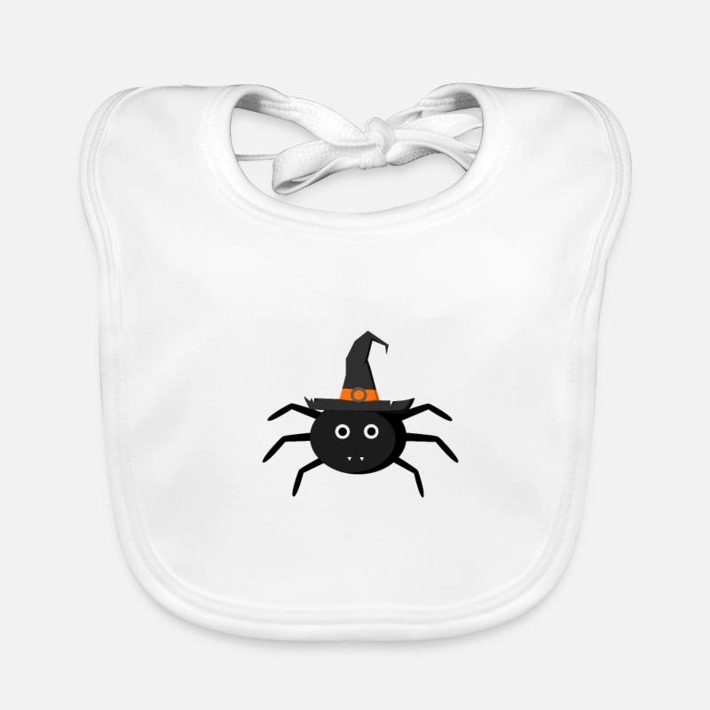 Halloween spider gift or gift idea Organic Baby Bibs