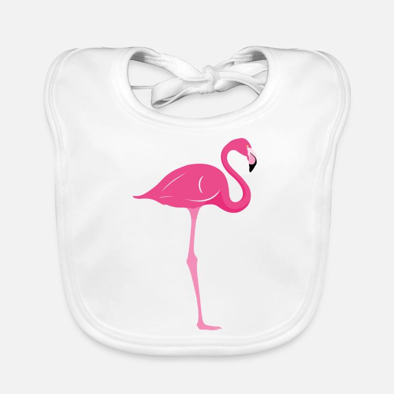 Flamingo Baby Bio-Lätzchen