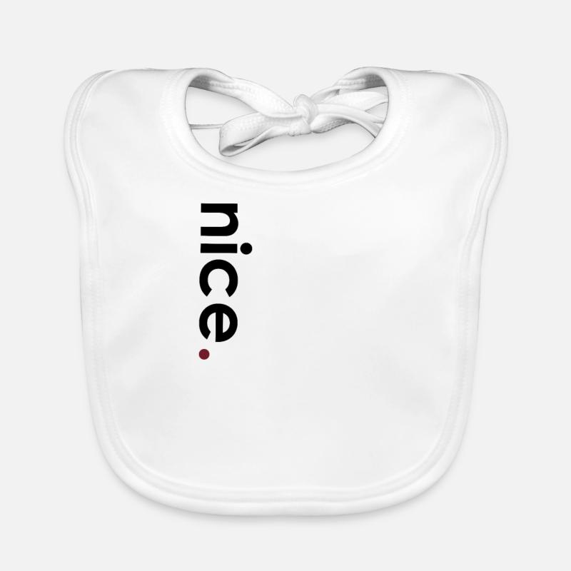 Nice Vertikal schwarz Baby Bio-Lätzchen