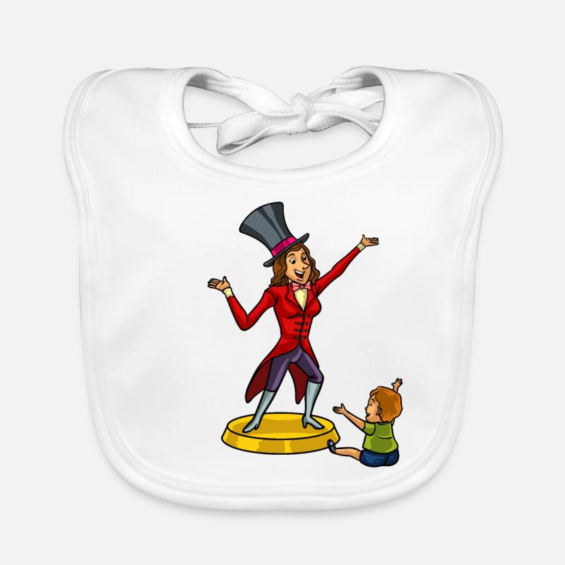 Cadeau de maman Ringmaster Circus Ringmaster Bavoir bio Bébé