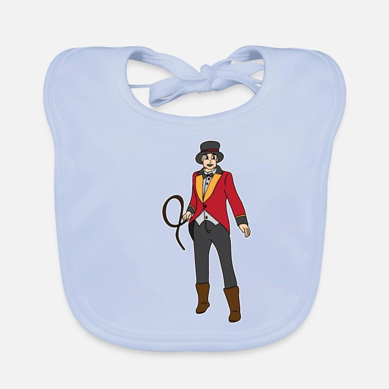 Ringmaster circus ringmaster daddy gift Organic Baby Bibs
