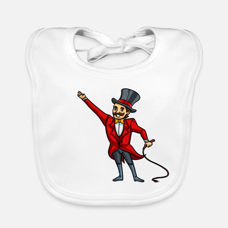 Ringmaster circus ringmaster daddy gift Organic Baby Bibs