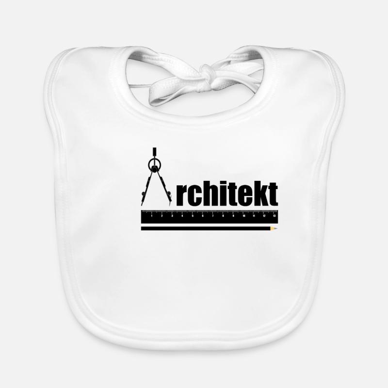 cool architect architect architecture gift Organic Baby Bibs