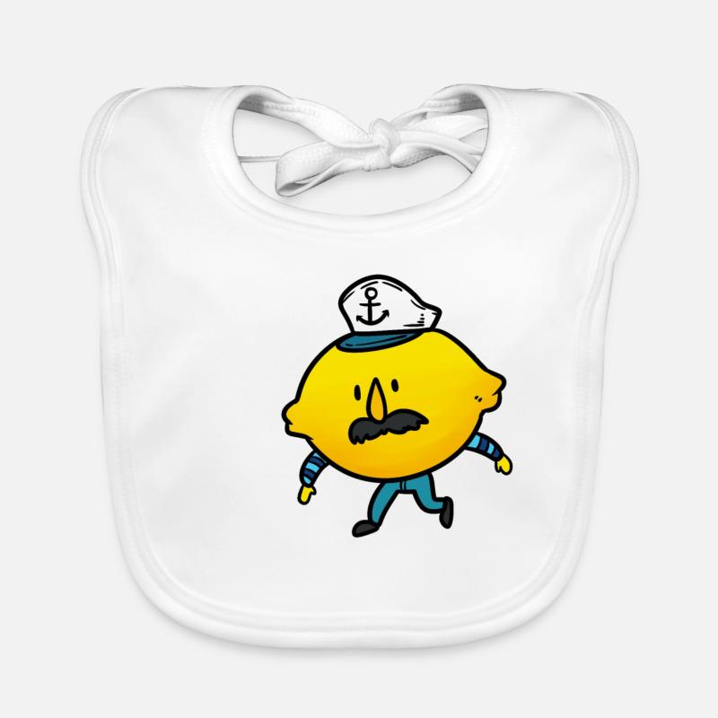 Captain Lemon , Zitrone Baby Bio-Lätzchen