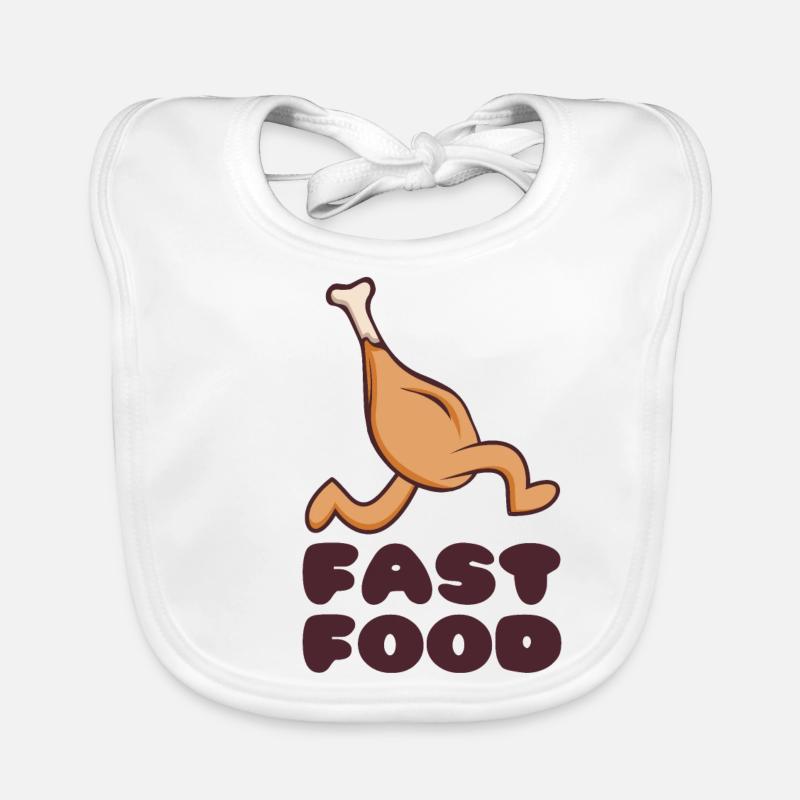 Restauration rapide Bavoir bio Bébé