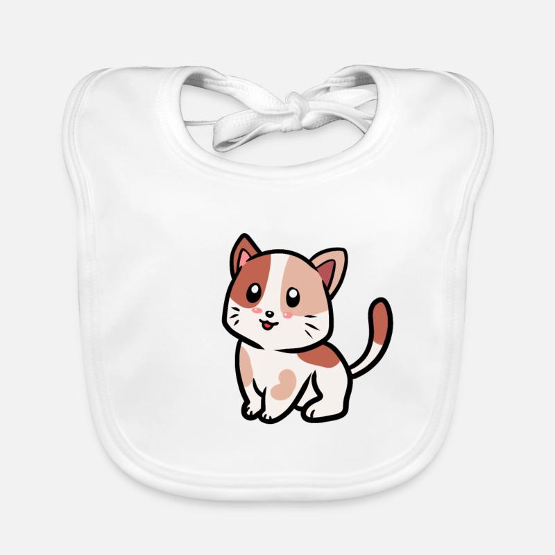 Chats Chats Kitten Bébé Animaux Animaux Bavoir bio Bébé