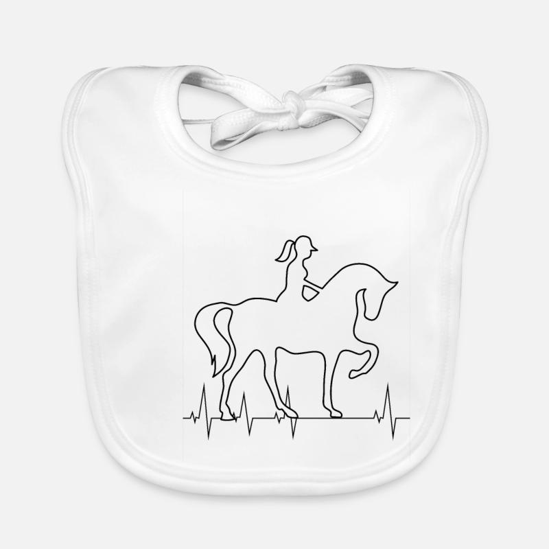 Cavalière Bavoir bio Bébé