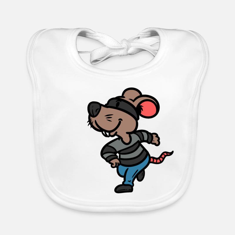 Robber Mouse Robber Mouse Organic Baby Bibs