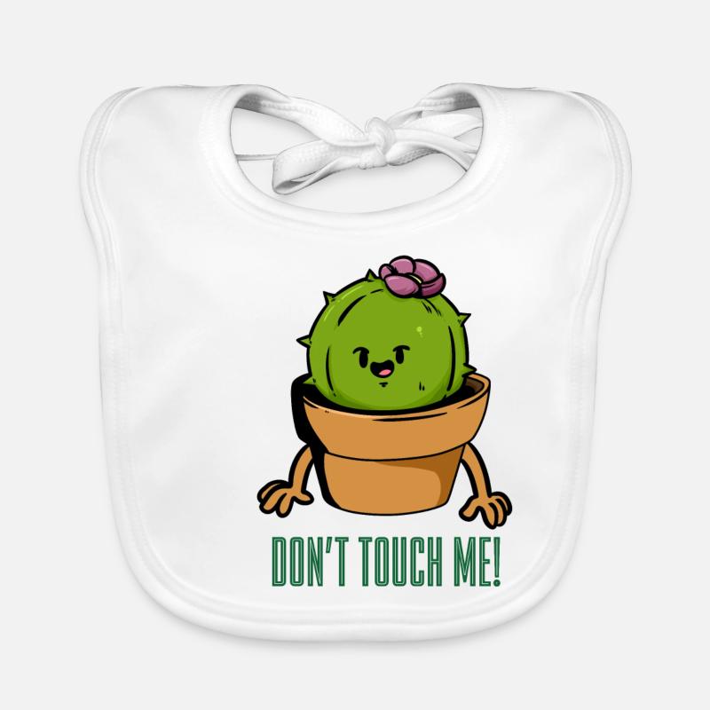 Do not Touch Me Do not touch me Organic Baby Bibs