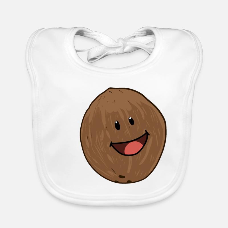 Coconut Coconut Nuts Nut Coconuts Organic Baby Bibs